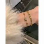 Roman Numeral Gold Bracelet - Light Luxury Titanium Steel Jewelry - Image 8