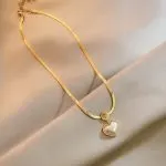 Vintage Pearl Necklace - Tarnish-Free Titanium Steel Light Luxury Jewelry - Image 3