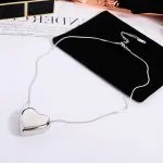 Double-Sided Heart Titanium Steel Necklace – Light Luxury Clavicle Chain - Image 3