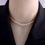 Minimal Luxury Titanium Steel Collarbone Necklace Elegant Design - Image 8