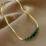 Minimal Luxury Titanium Steel Collarbone Necklace Elegant Design - Image 5