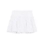 Korean Polka Dot Bubble Hem A-Line Mini Skirt - Image 6