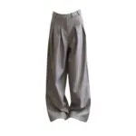 Old Money Striped Wide Leg Tailored Pants - Image 4