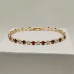 Pink Square Zircon Bracelet for Women - Image 11