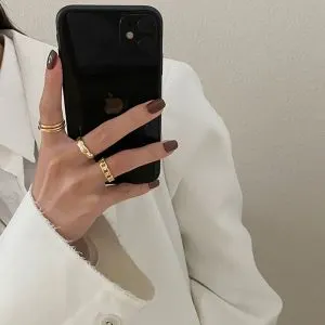Vintage Minimalist Bestie Ring – INS Trendy Style