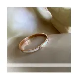 White Mother-of-Pearl & Zircon Oval Bracelets – Elegant, Timeless Design - Image 4