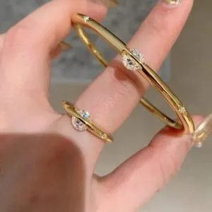 Orbit Star Zircon Ring Cosmic Design Statement Ring