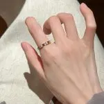 Oriental Floral Butterfly Ring Elegant Artistic Design - Image 9