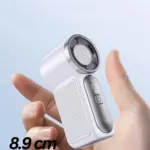 Mini Smart Digital Display Handheld Fan – 100-Speed Portable Pocket Fan - Image 2