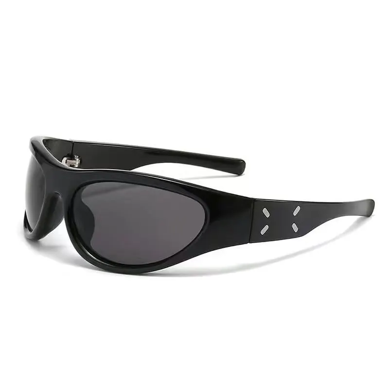 Detail Images9 Y2K Cyber Cat-Eye Sport Sunglasses - Image 1