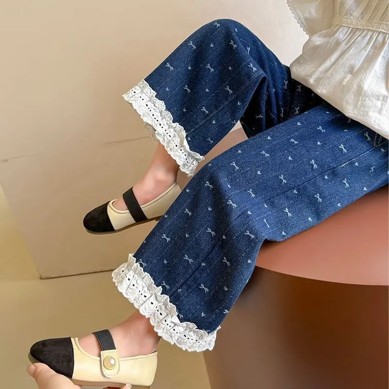 Korean Style Spring Autumn Casual Jeans for Toddlers & Kids