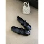 Elegant Bow Round Toe Flats Women's Comfortable Shallow-Cut Ballet Loafers - Image 2