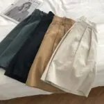 Vintage Linen Wide Leg Shorts - Image 7