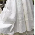 French Lace Trim High-Waist A-Line Skirt - Image 7