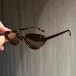 Retro Oval Cat-Eye UV Protection Sunglasses - Image 6