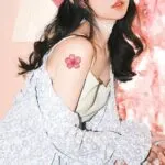 Chinese Style Sakura Floral Temporary Tattoo Stickers - Image 6