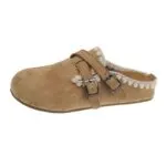 Vintage Platform Clog Slippers for Women – Height Increasing Slip-On Closed Toe Mule Sandals - Image 5