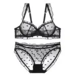 Sweet Heart Sexy Ultra-Thin Lace Lingerie Set - Image 3