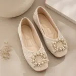 Women's Soft Ballet Flats – Elegant Slip-On Loafers for Work & Casual Wear