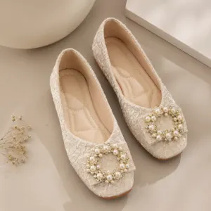 Women's Soft Ballet Flats – Elegant Slip-On Loafers for Work & Casual Wear