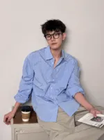 Loose Fit Casual Workwear Shirt - Image 3