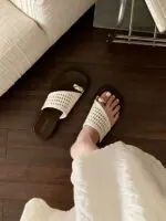 Braided Flip Flop Sandals - Image 3