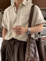 Linen Short Sleeve Shirt - Image 2