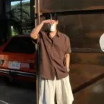 Linen Short Sleeve Shirt - Image 11