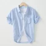Linen Short Sleeve Shirt - Image 12