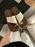 Braided Flip Flop Sandals - Image 8