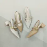 Women's Korean Pointed Toe Mule Heels - Image 5