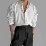 Textured Long Sleeve Shirt