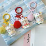 3D Cute Cat Keychain | Cartoon Backpack Charm & Bag Accessory