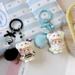 3D Cute Cat Keychain | Cartoon Backpack Charm & Bag Accessory - Image 7
