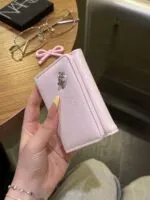 Heart & Bow Short Wallet - Image 10