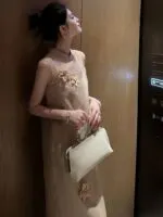 Floral Sleeveless Maxi Dress - Image 2
