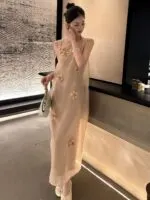 Floral Sleeveless Maxi Dress - Image 7