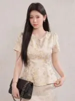 Slim Fit Blouse - Image 3