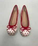 Red Polka Dot Bow Ballet Flats - Image 13