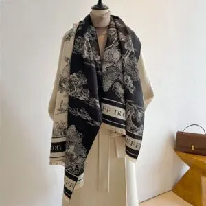 Oversized Faux Cashmere Winter Scarf
