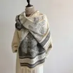 Oversized Faux Cashmere Winter Scarf - Image 5