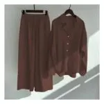 Women’s Summer Loose 2-Piece Co-Ord Set with Wide-Leg Pants - Image 13
