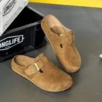 Closed-Toe Slip-On Sandals - Image 3