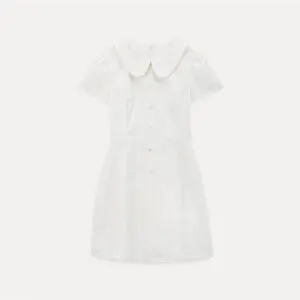 Sweet White Peter Pan Collar Mini Dress