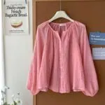Polka Dot Lightweight Sunscreen Shirt - Image 14