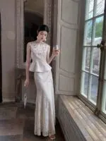 Elegant Slim-Fit Two-Piece Set