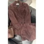 Retro Elegant Oversized Blazer and Skirt Set - Image 2