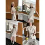 Sweet White Peter Pan Collar Mini Dress - Image 2