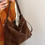Winter Suede Large Capacity Tote Bag
