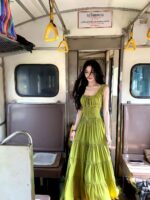 Women’s Seaside Waist Fit Camisole Maxi Dress - Image 4